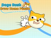 खेल Doge Rush ड्रा होम पहेली ऑनलाइन