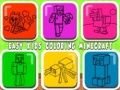 खेल आसान बच्चों के रंग भरने वाला Minecraft ऑनलाइन