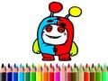 खेल स्कूल वापस: OddBods रंगने की किताब ऑनलाइन