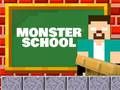 खेल Monster स्कूल: रोलर कोस्टर और पार्कौर ऑनलाइन