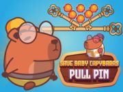 खेल बच्चे कैपीबारा को बचाओ Pull Pin ऑनलाइन
