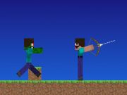 खेल Noob बनाम प्रो लेकिन तीरंदाज Minecraft ऑनलाइन