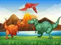 खेल रंगीन डाइनोसोर मैच 3 ऑनलाइन