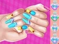 खेल एल्सा राजकुमारी थीम नाखून कला DIY ऑनलाइन