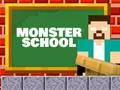 खेल Monster स्कूल: रोलर कोस्टर और पार्कौर ऑनलाइन