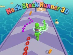 खेल Neck Stack Runner 3D ऑनलाइन