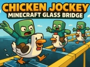 खेल चिकन जॉकी: Minecraft ग्लास ब्रिज ऑनलाइन खेल चिकन जॉकी: Minecraft ग्लास ब्रिज ऑनलाइन