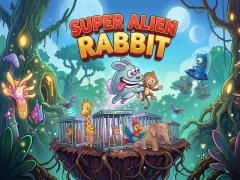 खेल Super Alien Rabbit ऑनलाइन
