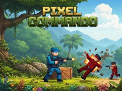 खेल Pixel Commando ऑनलाइन