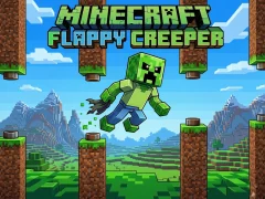 खेल Minecraft Flappy Creeper ऑनलाइन