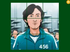 खेल स्क्विड गेम प्लेयर 456 स्लाइडिंग ऑनलाइन