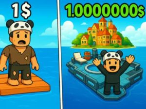 खेल Roblox: raft टाइकून ऑनलाइन