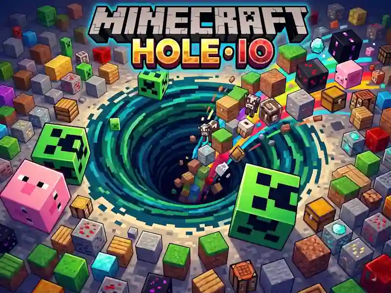 खेल Minecraft Hole IO ऑनलाइन