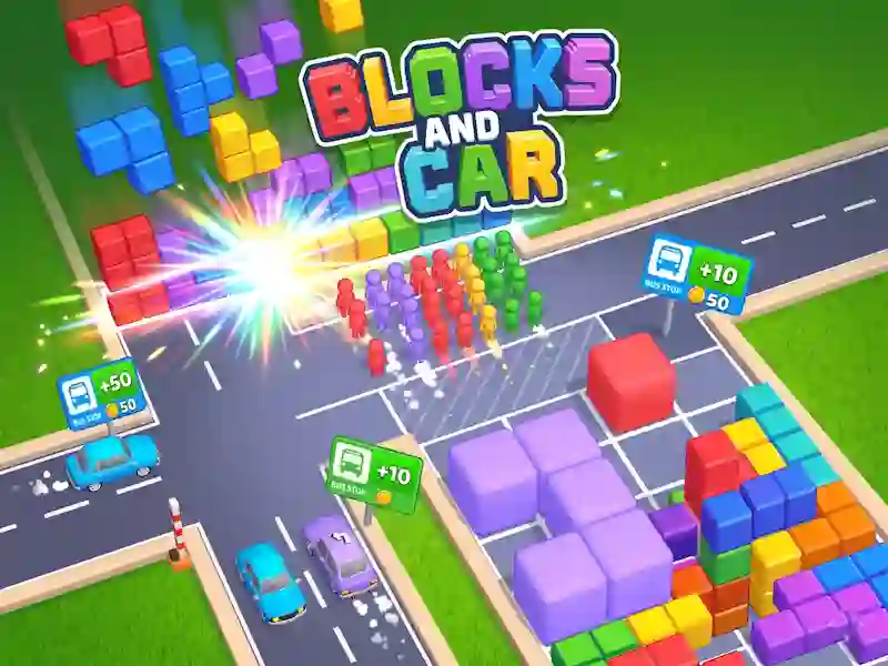 खेल Blocks and Car ऑनलाइन