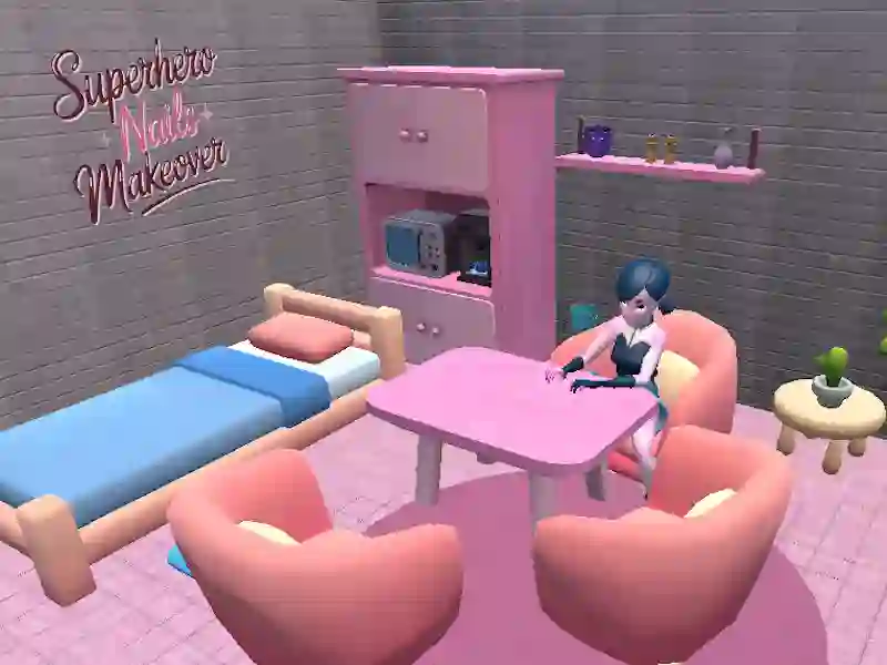 खेल सुपरहीरो नेल्स मेकओवर ऑनलाइन