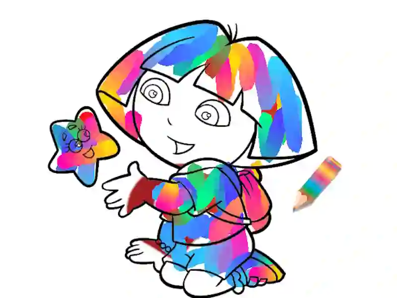 खेल जंगल लड़की: रंग पेज ऑनलाइन