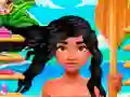 खेल पोलिनेशियन राजकुमारी: असली हेयरकट ऑनलाइन