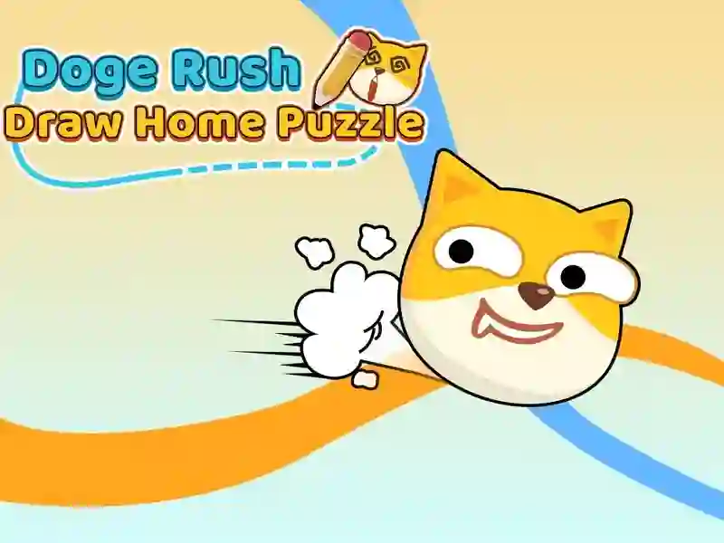 खेल Doge Rush ड्रा होम पहेली ऑनलाइन