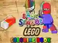 खेल स्कूल में वापस Lego रंग भरने की किताब ऑनलाइन