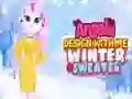 खेल एंजेला के साथ डिजाइन करें: सर्दीय ग sweater ऑनलाइन