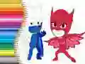 खेल PJ Masks के लिए रंगिंग पुस्तक ऑनलाइन