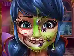 खेल डॉटेड गर्ल हैलोवीन मेकअप ऑनलाइन