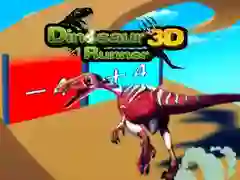 खेल डाइनोसॉर धावक 3D ऑनलाइन