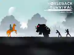 खेल घोड़े पर सर्वाइवल: जॉम्बी से भागना ऑनलाइन