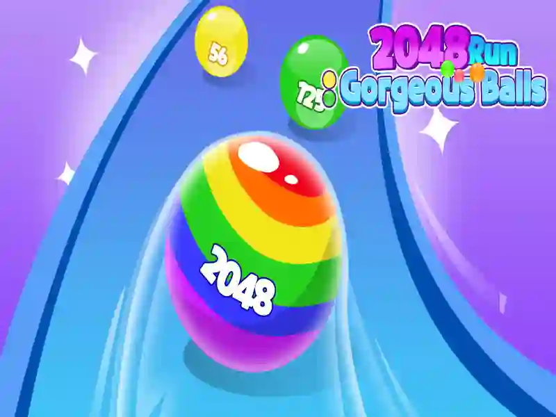 खेल 2048 भव्य गेंदों को चलाएं ऑनलाइन