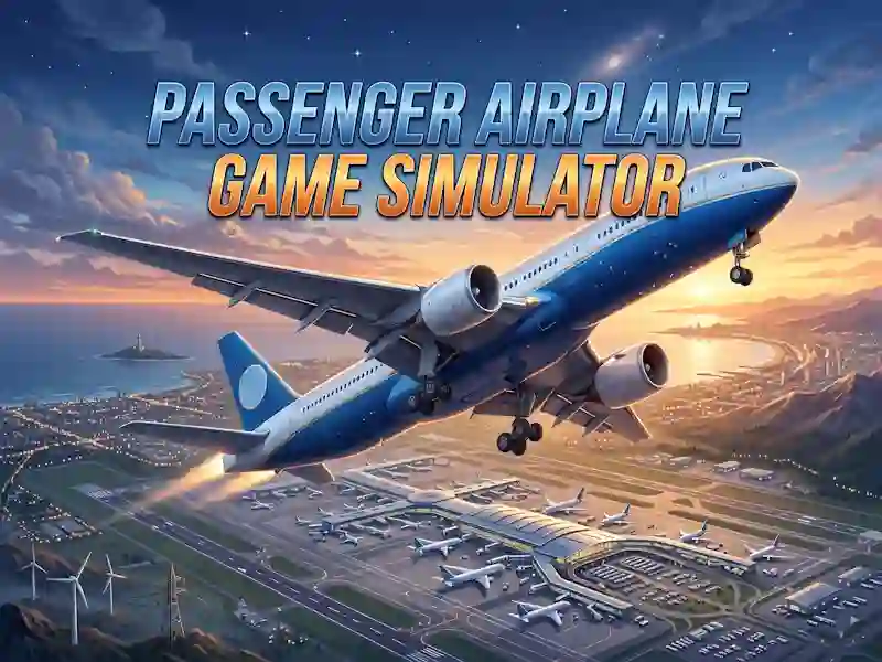 खेल Passenger Airplane Game Simulator ऑनलाइन