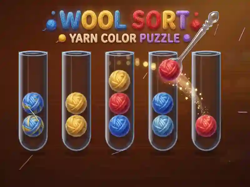 खेल Wool Sort Yarn Color Puzzle ऑनलाइन
