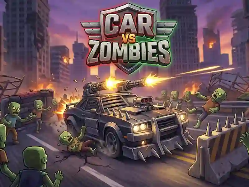 खेल Car VS Zombies ऑनलाइन