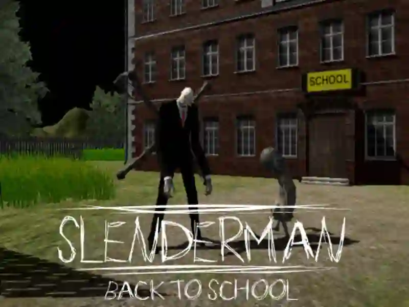 खेल Slenderman वापस स्कूल में ऑनलाइन