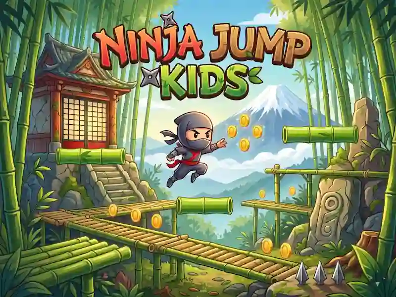 खेल Ninja Jump Kids ऑनलाइन