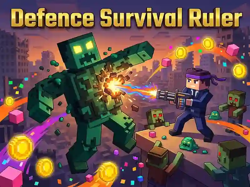 खेल Defence Survival Ruler ऑनलाइन