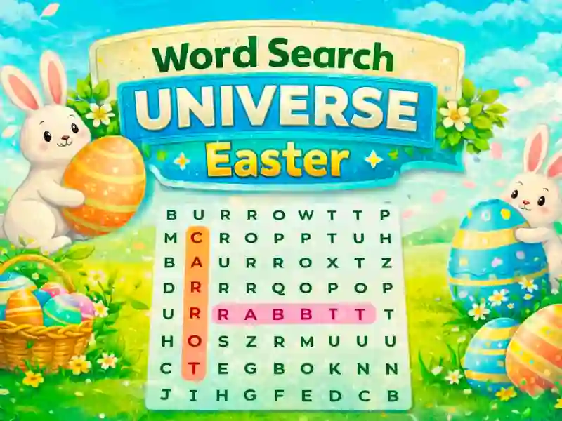 खेल Word Search Universe Easter ऑनलाइन