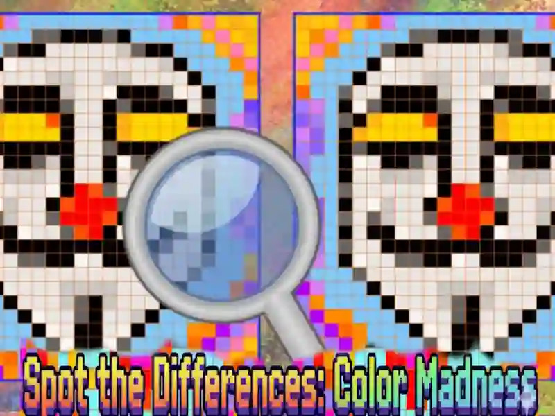 खेल Spot the Differences Color Madness ऑनलाइन