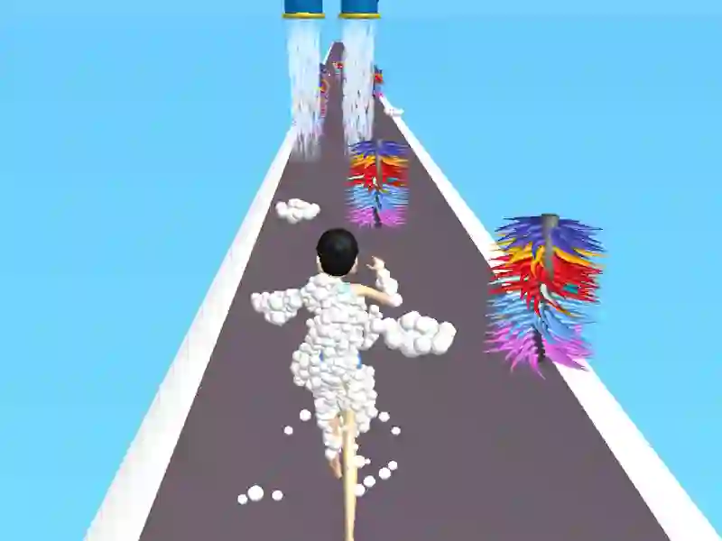 खेल फोम में चल रहा है ऑनलाइन