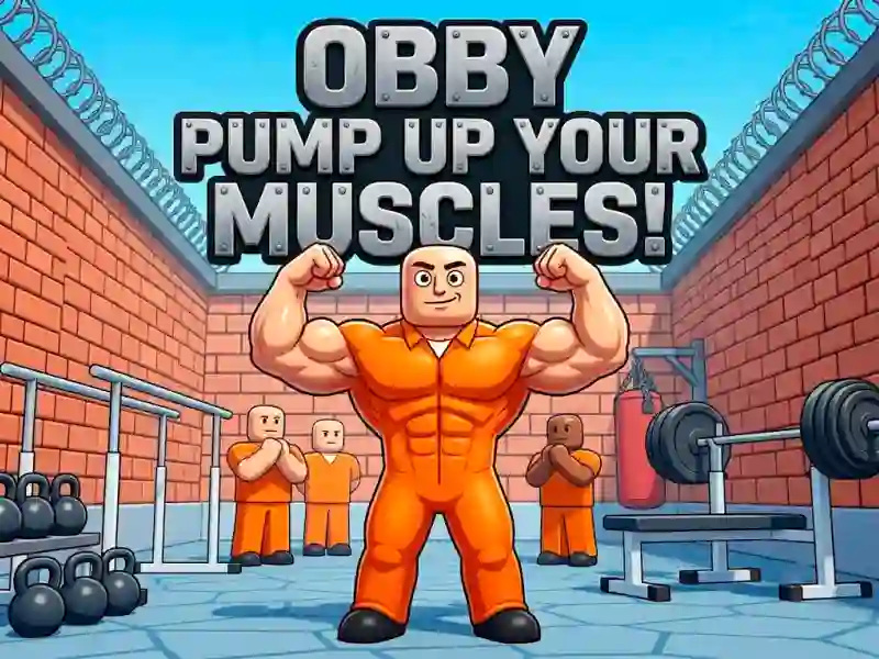 खेल Obby Pump Up Your Muscles! ऑनलाइन