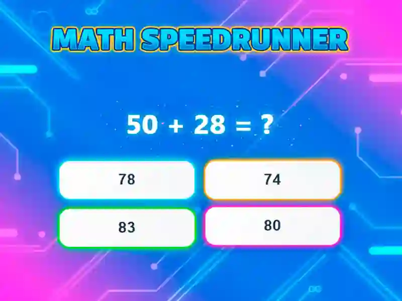 खेल Math Speedrunner ऑनलाइन
