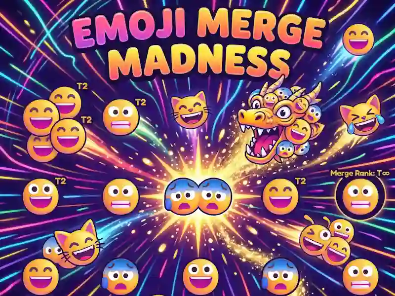 खेल Emoji Merge Madness ऑनलाइन