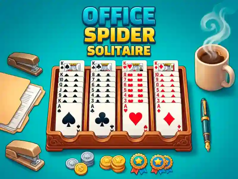 खेल Office Spider Solitaire ऑनलाइन