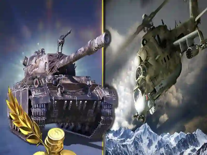 खेल युद्ध की रणनीति। टैंक और हेलीकॉप्टर ऑनलाइन