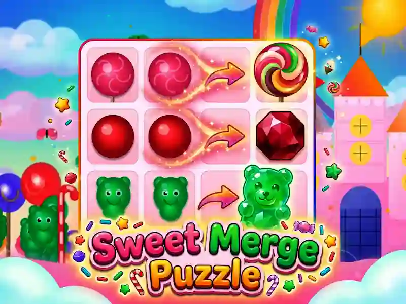 खेल Sweet Merge Puzzle ऑनलाइन