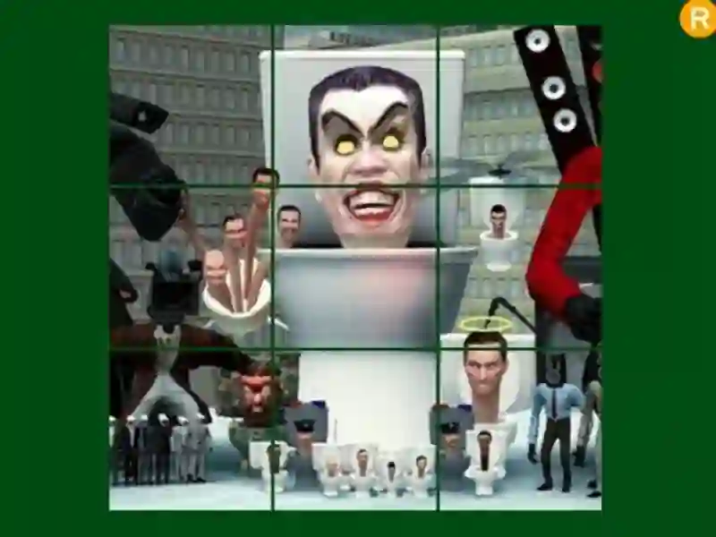 खेल स्किबिडी टॉयलेट स्लाइडिंग पहेली ऑनलाइन