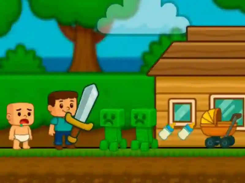 खेल बेबी नोब मदद! स्टीव ऑनलाइन खेल बेबी नोब मदद! स्टीव ऑनलाइन