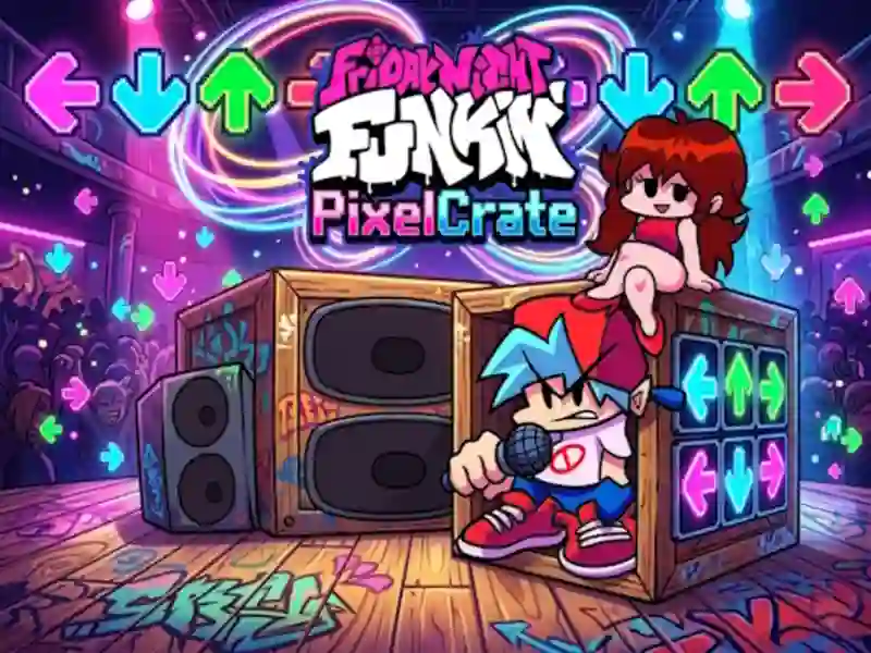 खेल Friday Night Funkin PixelCrate ऑनलाइन