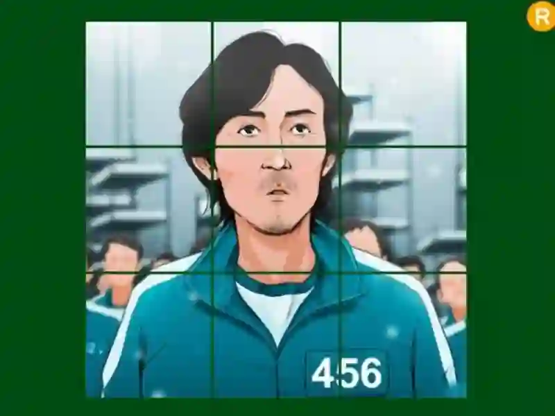 खेल स्क्विड गेम प्लेयर 456 स्लाइडिंग ऑनलाइन