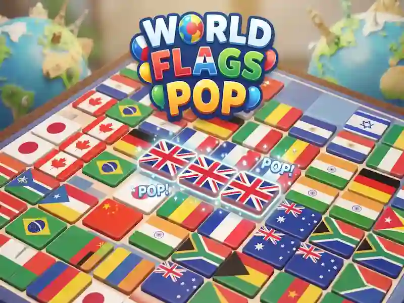 खेल World Flags Pop ऑनलाइन