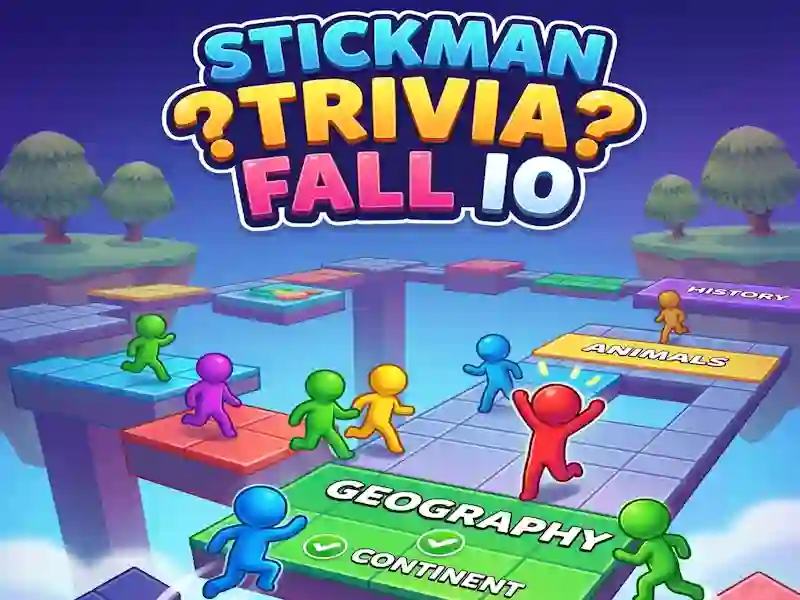 खेल Stickman Trivia Fall IO ऑनलाइन